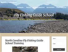 Tablet Screenshot of flyfishingguideschool.com